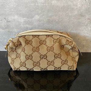SOLD. Authentic Gucci cosmetic pouch